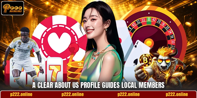 A clear about us profile guides local members