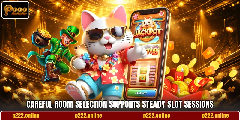 Careful room selection supports steady slot sessions
