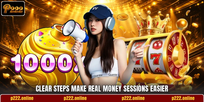Clear steps make real money sessions easier