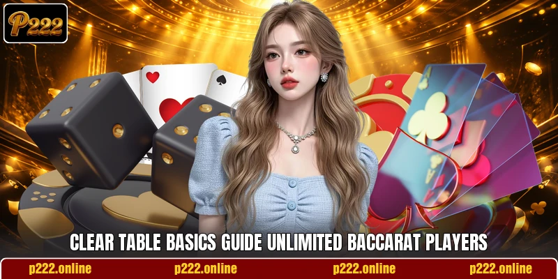 Clear table basics guide Unlimited Baccarat players