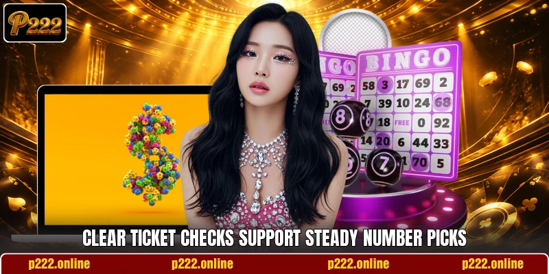 Clear ticket checks support steady number picks