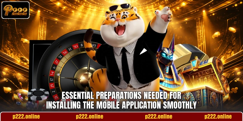 Essential preparations needed for installing the mobile application smoothly