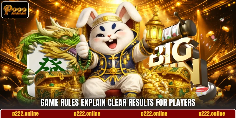 Game rules explain clear results for players