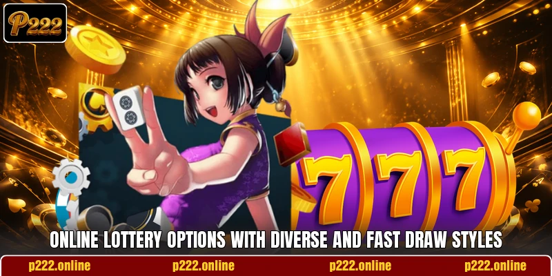 Online lottery options with diverse and fast draw styles