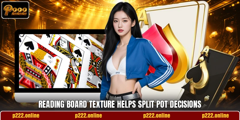 Reading board texture helps split pot decisions