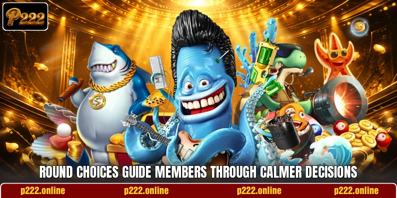 Round choices guide members through calmer decisions