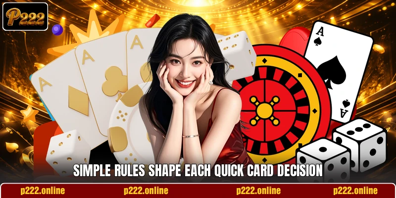 Simple rules shape each quick card decision