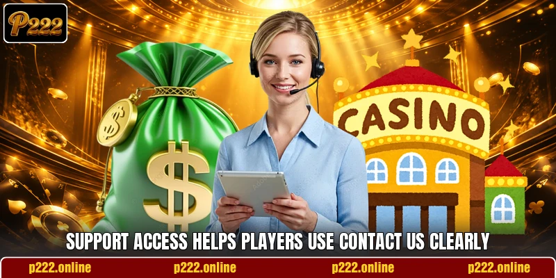 Support access helps players use contact us clearly